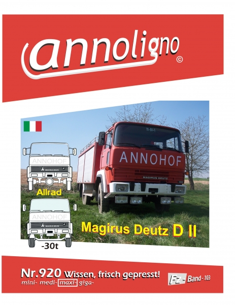 Magirus Deutz D II 11 - 30 t Italienisch - annoligno 920